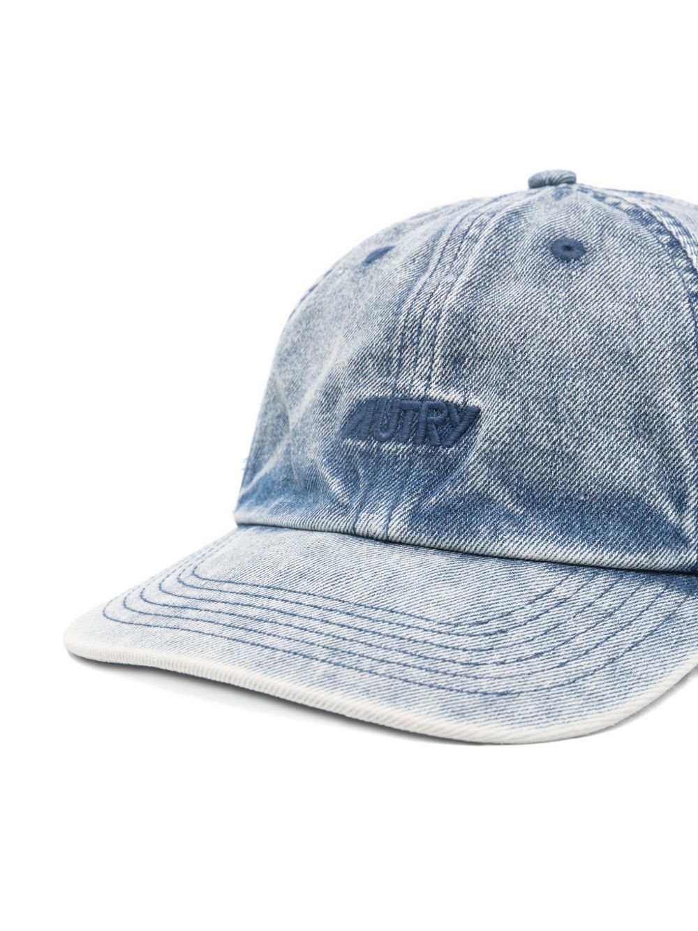 AUTRY Cappello baseball in denim con logo