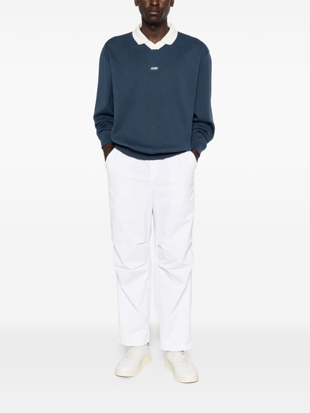 AUTRY Pantaloni bianchi con laccio