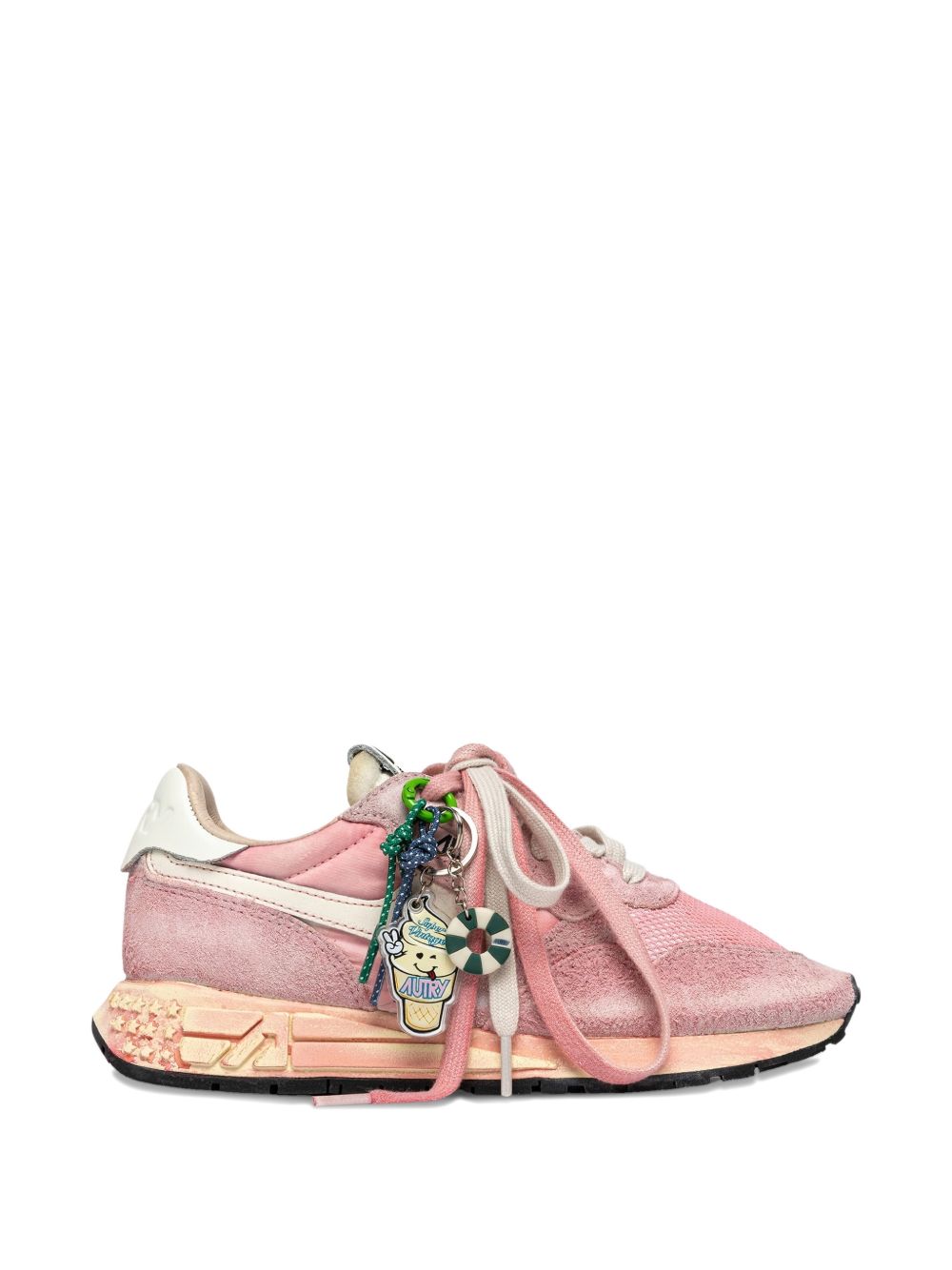 AUTRY Sneakers Reelwind rosa con charms