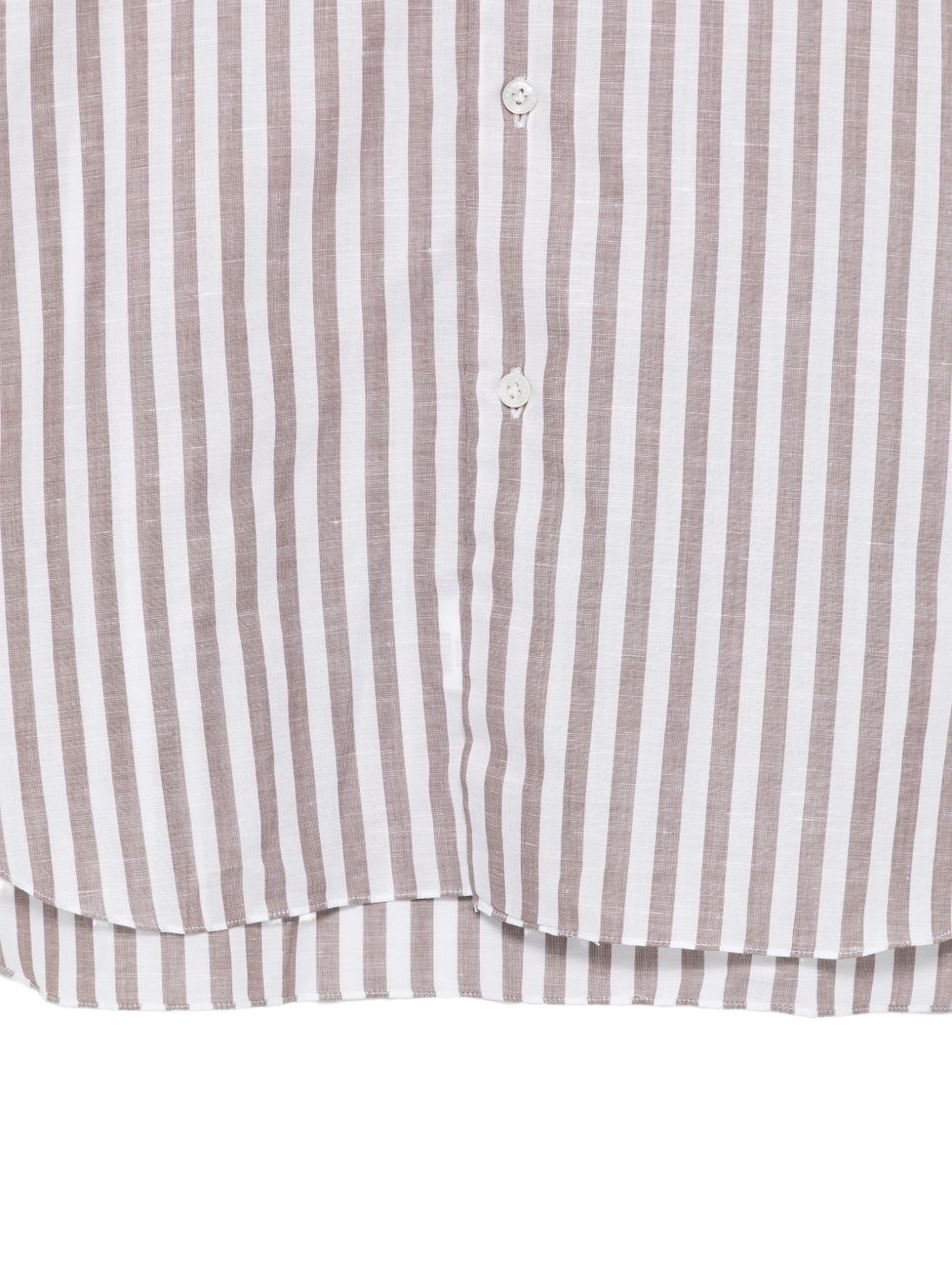 BARBA Camicia di Barba in cotone con stampa a righe verticali