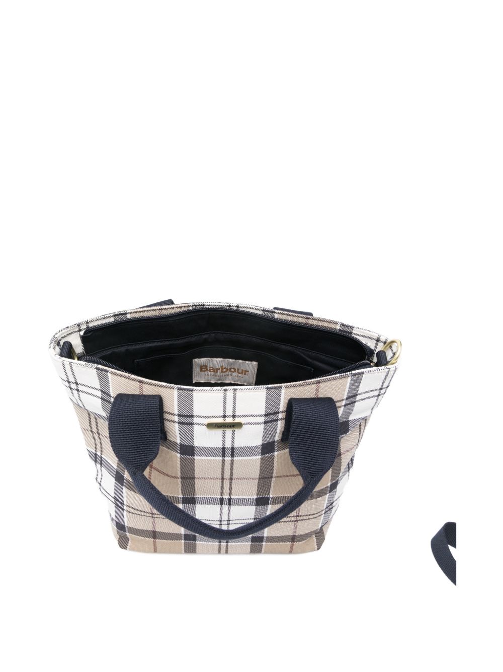 BARBOUR Borsa a mano Tote bag Maisy tartan beige