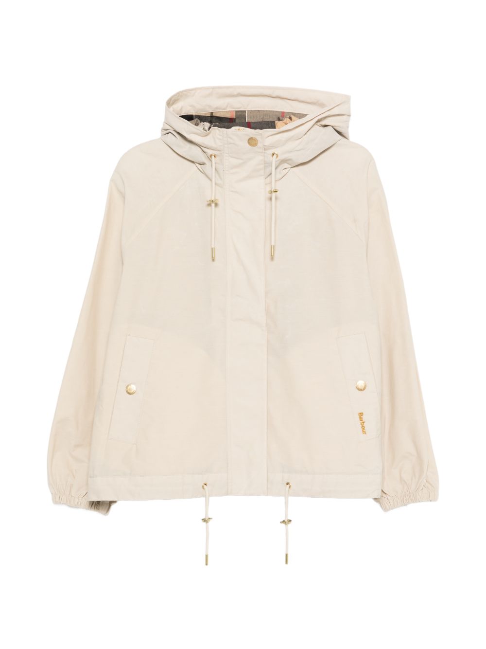 BARBOUR Giacca Hawkridge beige con cappuccio