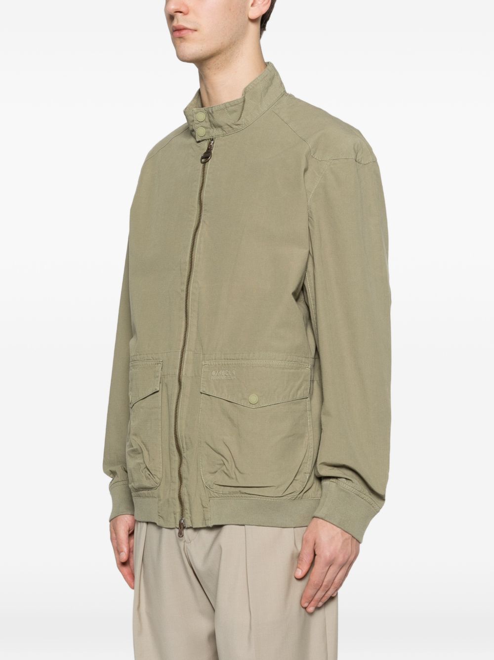 BARBOUR Giacca Matley in cotone oliva