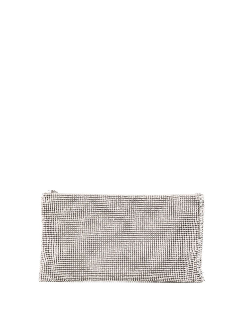 BENEDETTA BRUZZICHES Pochette a tracolla 'Your best friend' argento