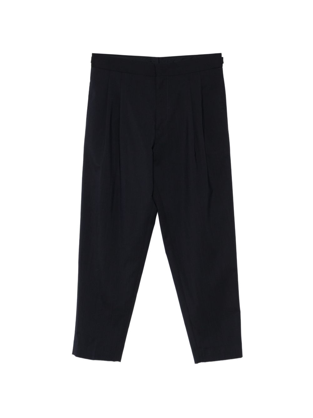 BE ABLE Pantaloni Roy in cotone blu scuro morbidi