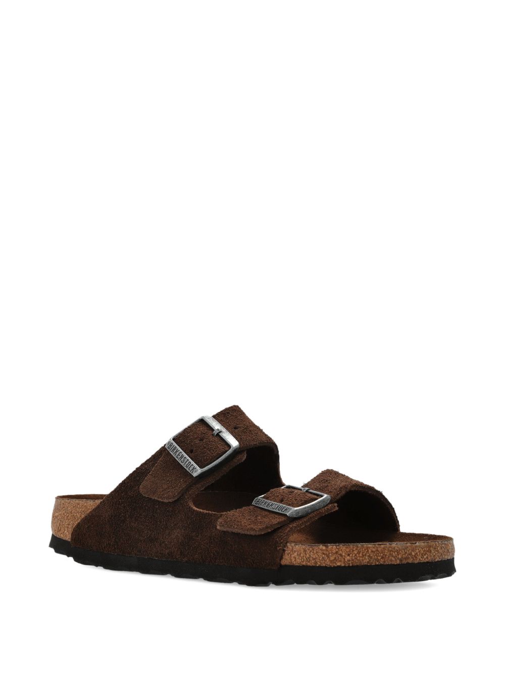 BIRKENSTOCK Ciabatte Arizona in suede marrone