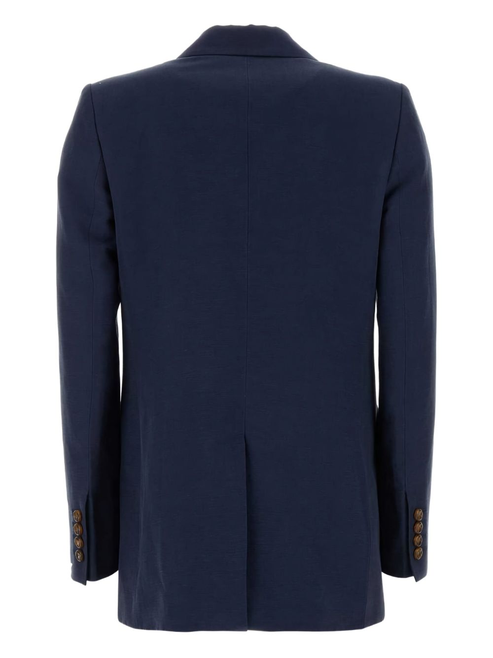 BLAZE Blazer doppiopetto Savannah in seta e lino blu