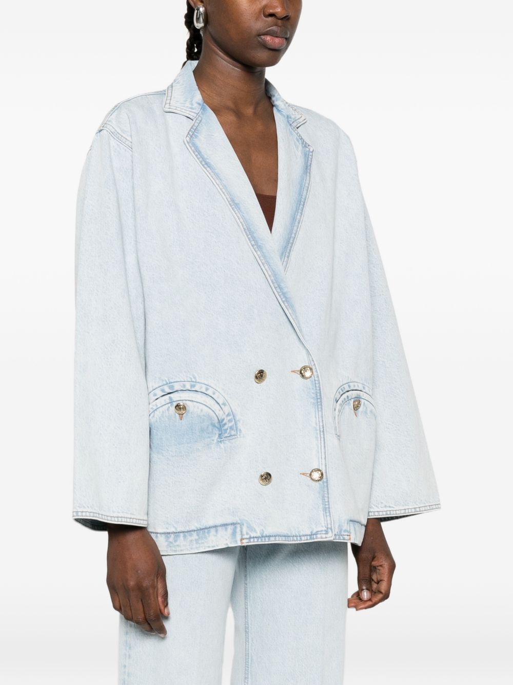 BLAZE Blazer blu doppiopetto Nariida