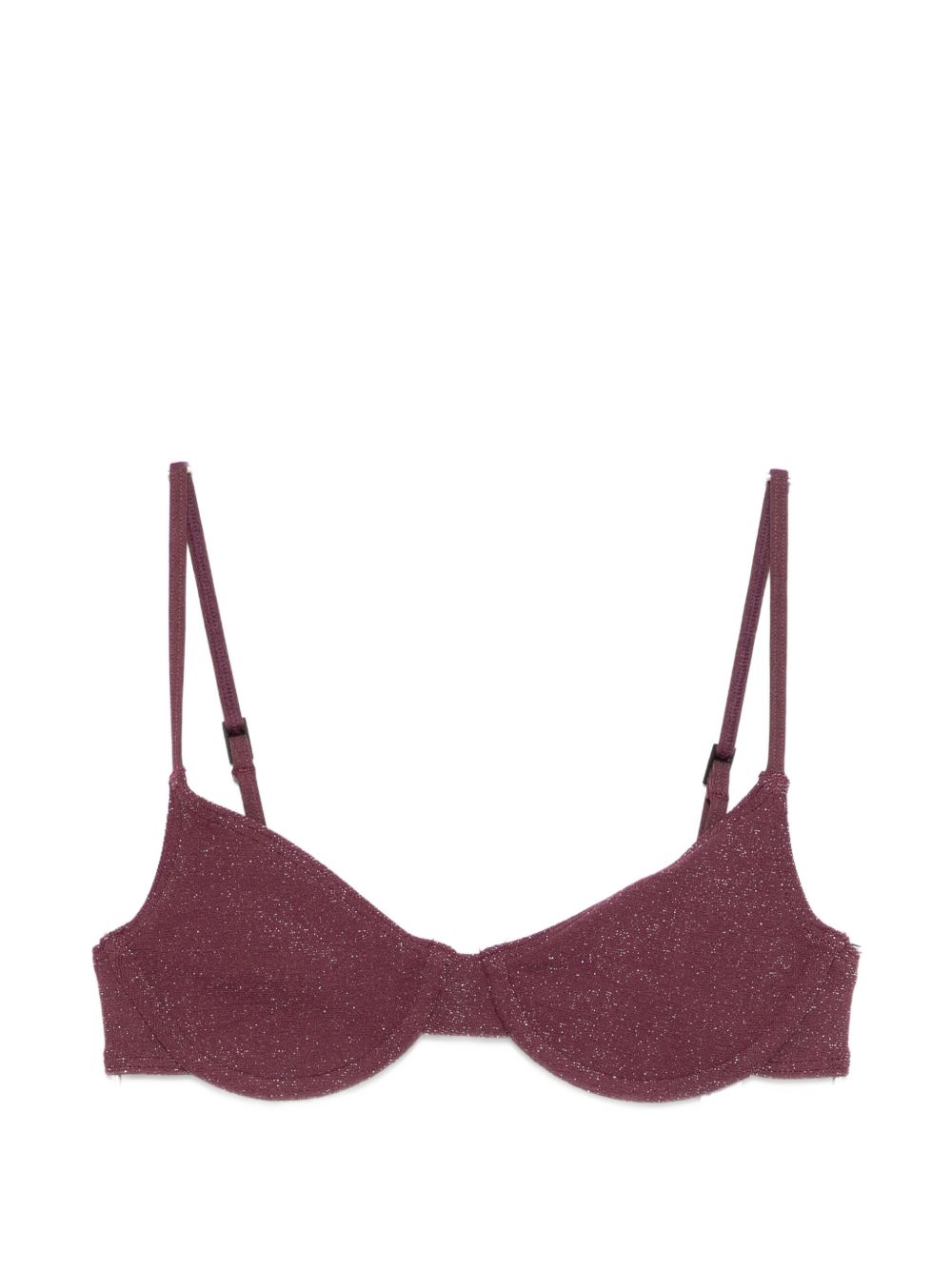 BOND EYE Top bikini Gracie in lurex color bordeaux