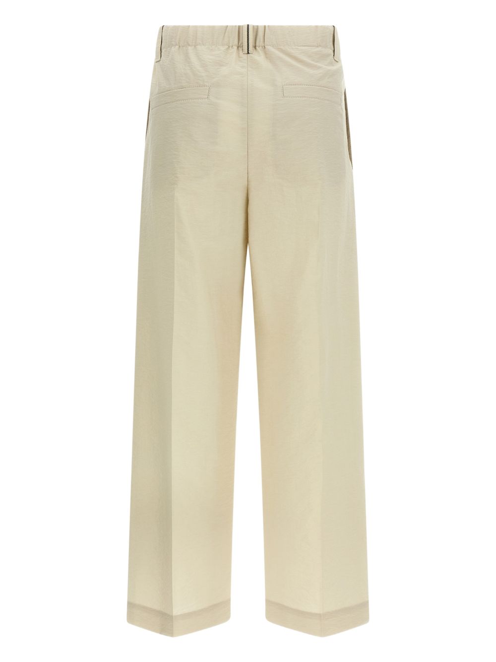 BRUNELLO CUCINELLI Pantaloni a palazzo avorio