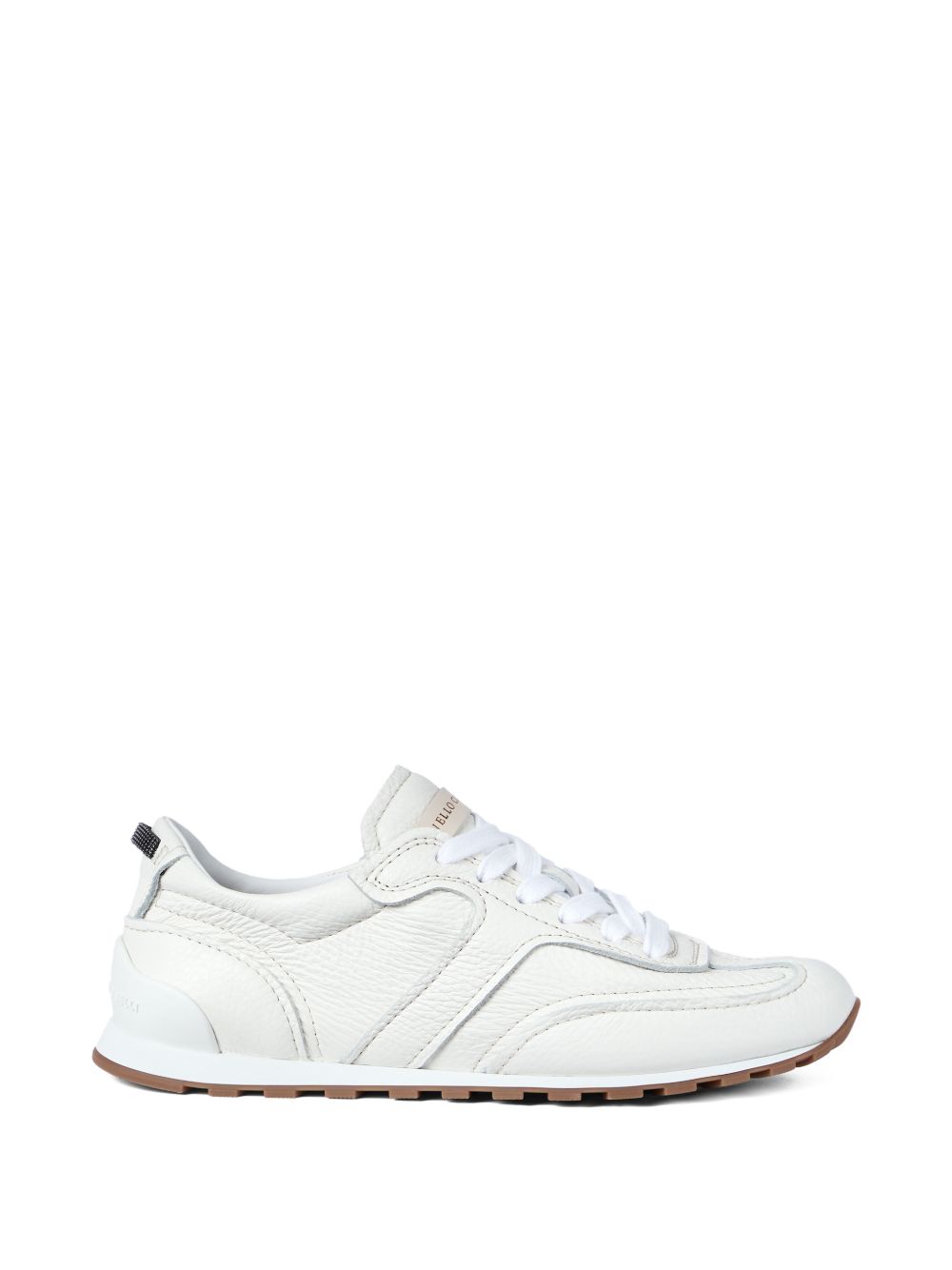 BRUNELLO CUCINELLI Sneakers in pelle bianche basse