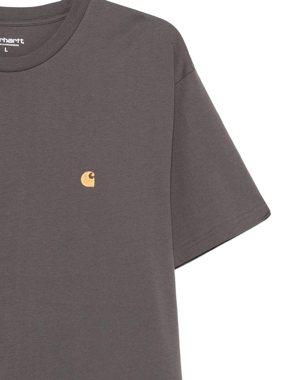 CARHARTT WIP T-shirt in cotone grigio