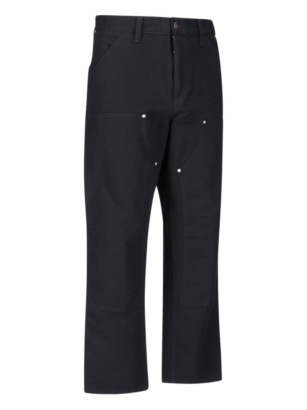 CARHARTT WIP Jeans dritto unisex in cotone nero