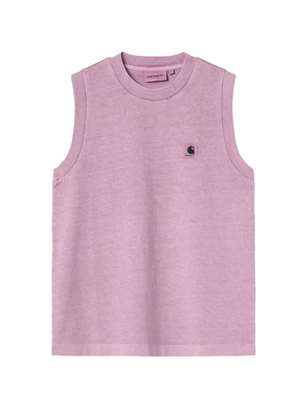 CARHARTT WIP T-shirt rosa senza maniche con logo