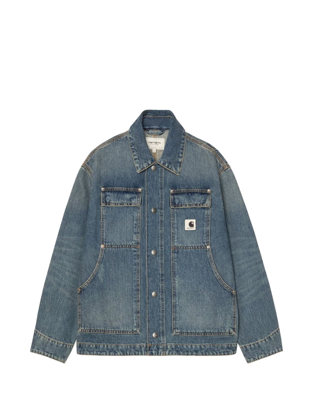 CARHARTT WIP Giacca in denim con tasche e logo