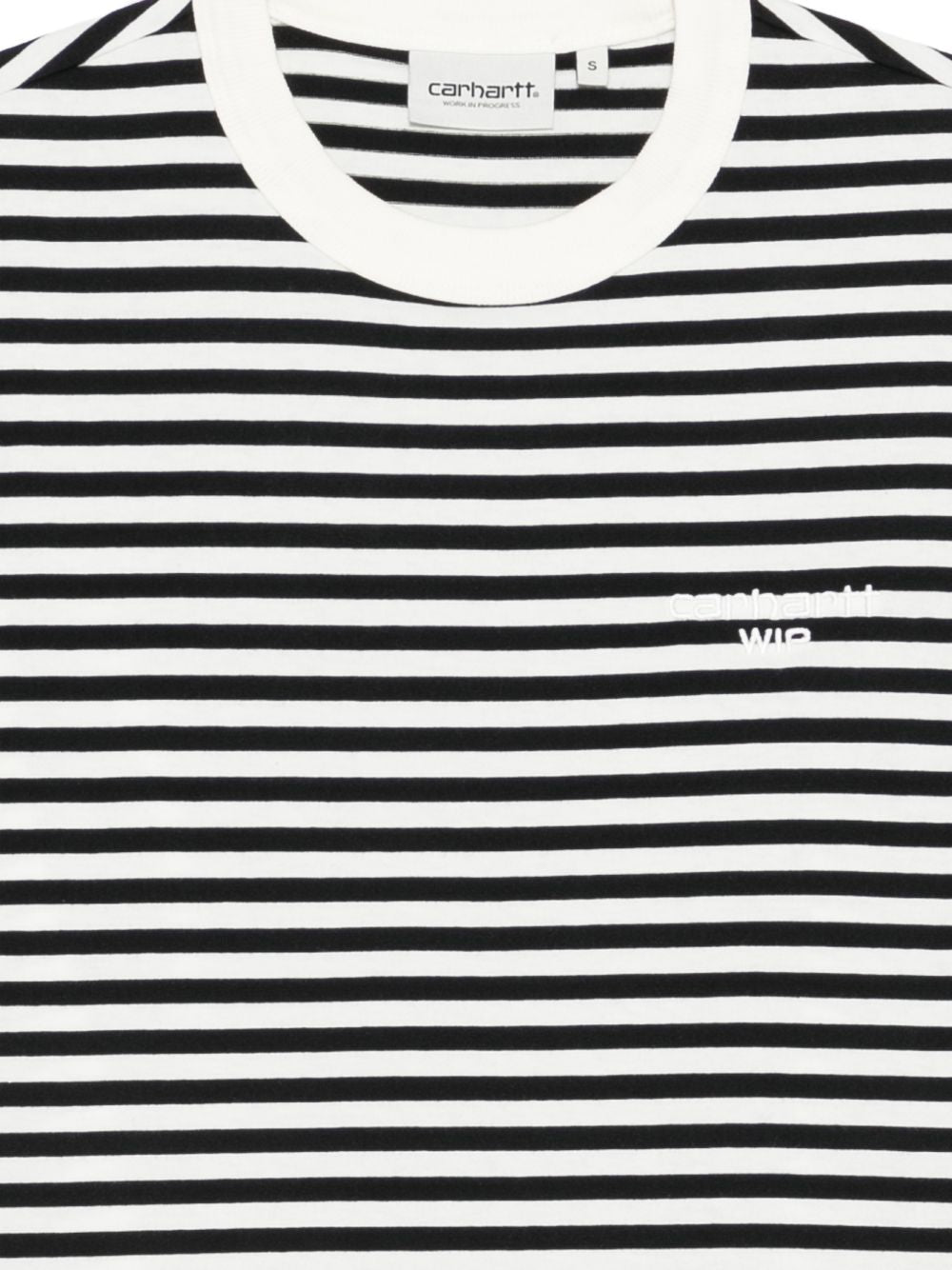 CARHARTT WIP T-shirt a righe bianche e nere