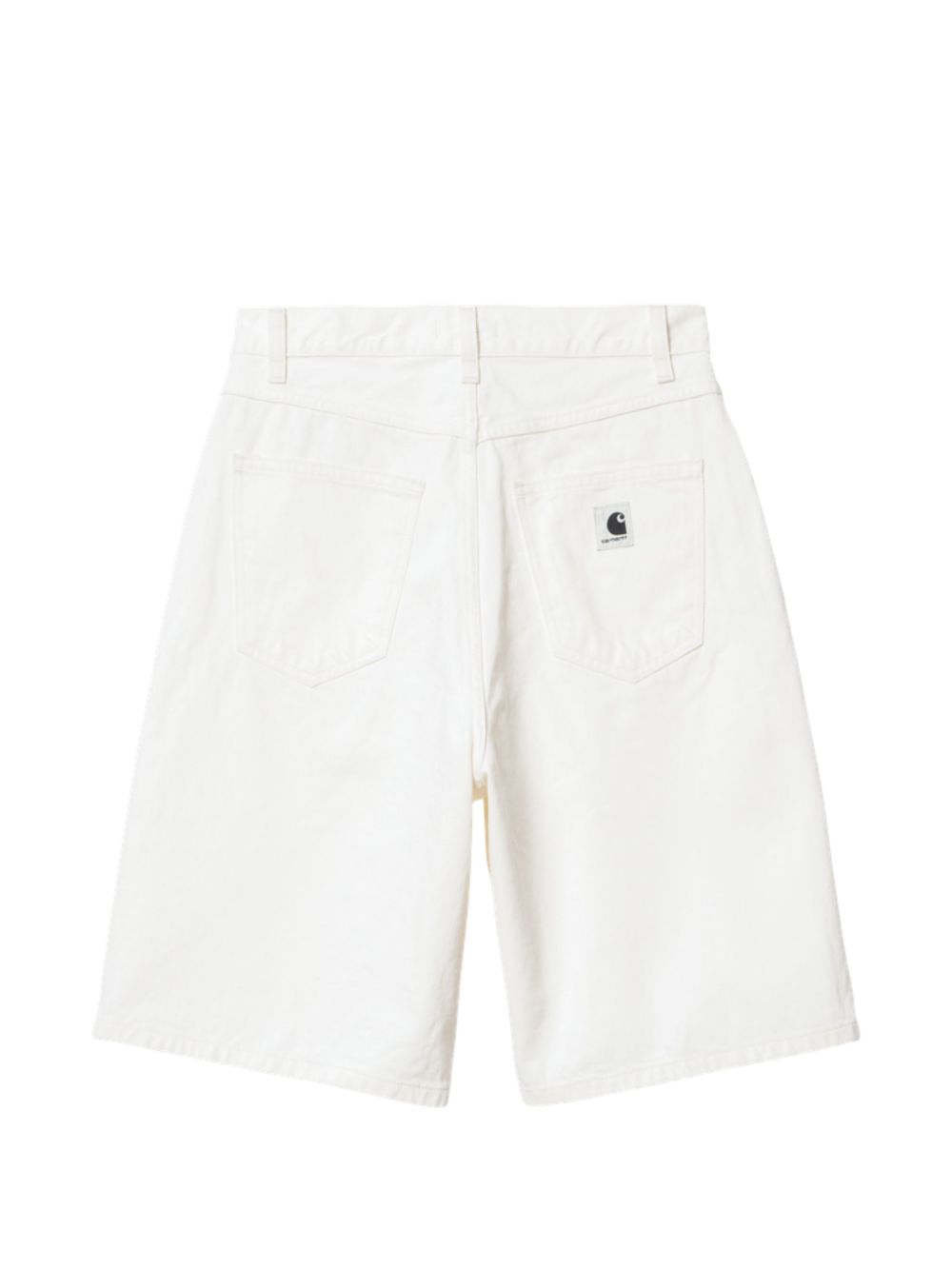 CARHARTT WIP Shorts in denim bianchi con logo