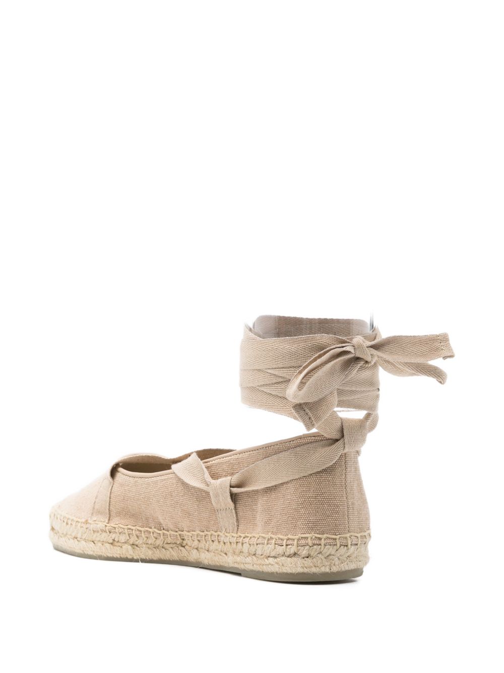 CASTANER Espadrillas Petunia beige con lacci