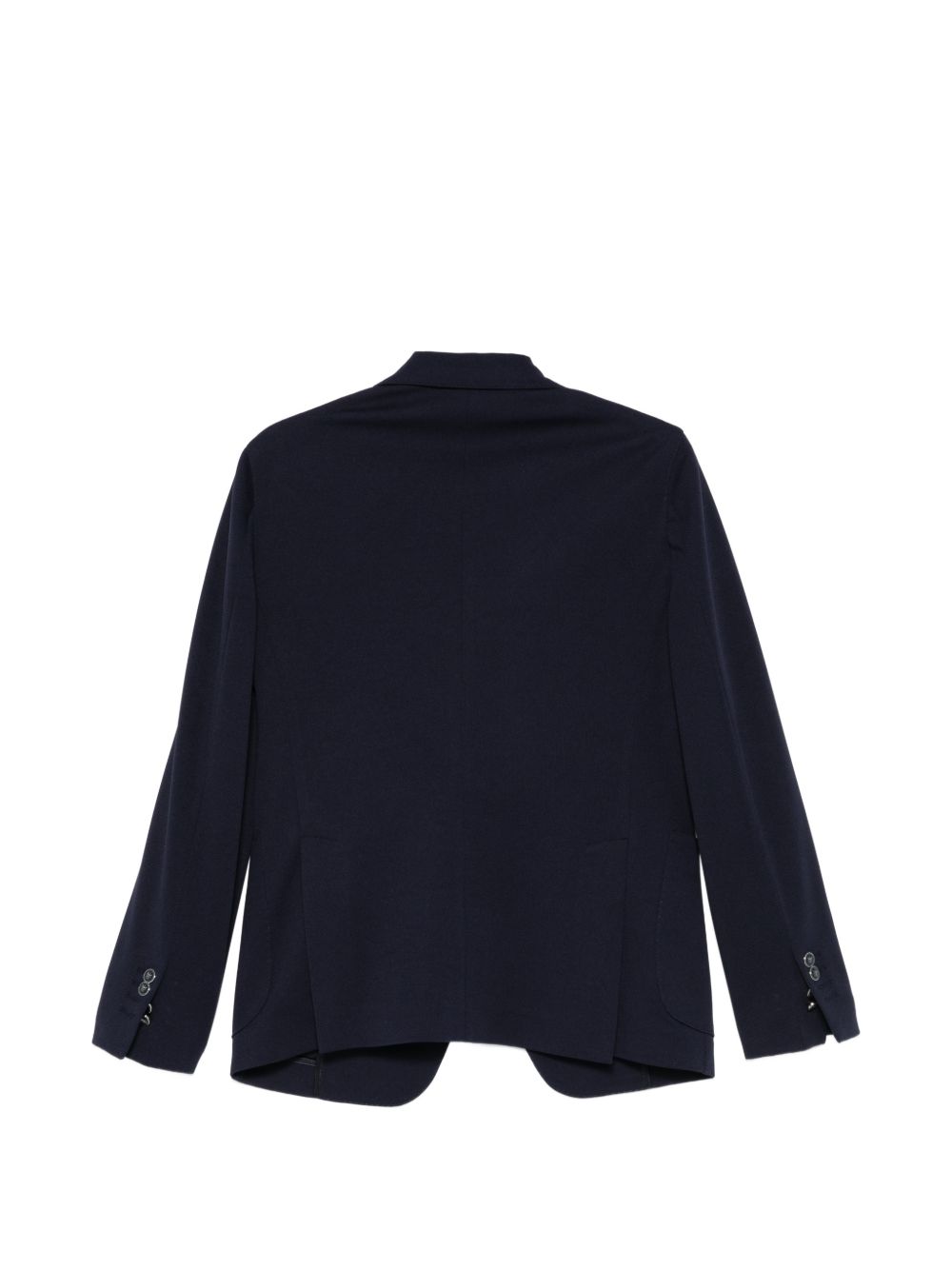 DANIELE ALESSANDRINI Blazer blu monopetto con spilla