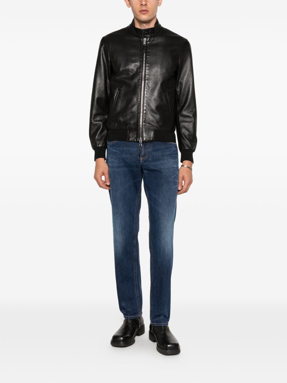 DOLCE e GABBANA Jeans in cotone blu scuro