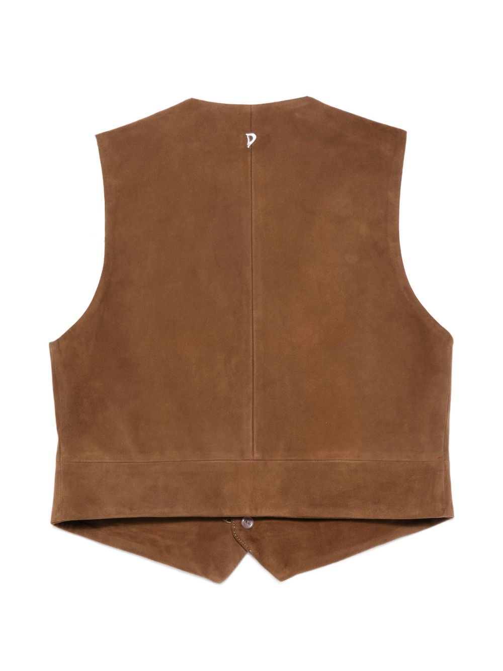 DONDUP Gilet in pelle scamosciata