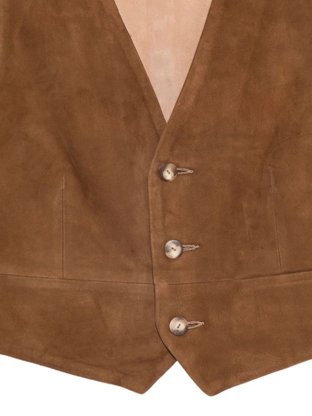 DONDUP Gilet in pelle scamosciata
