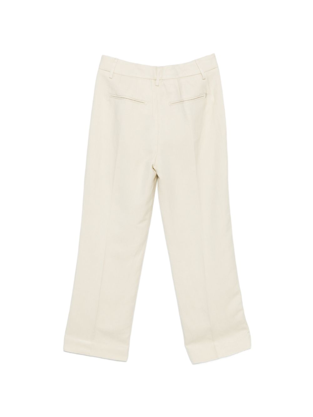 DONDUP Pantaloni bianchi svasati