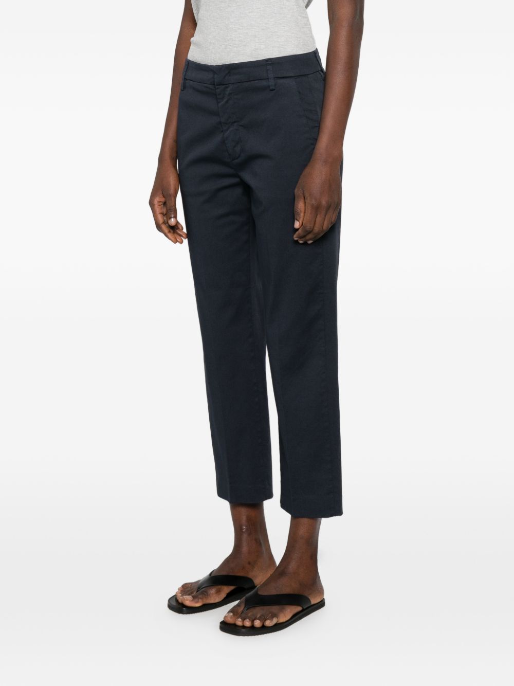 DONDUP Pantaloni Gaubert in cotone blu