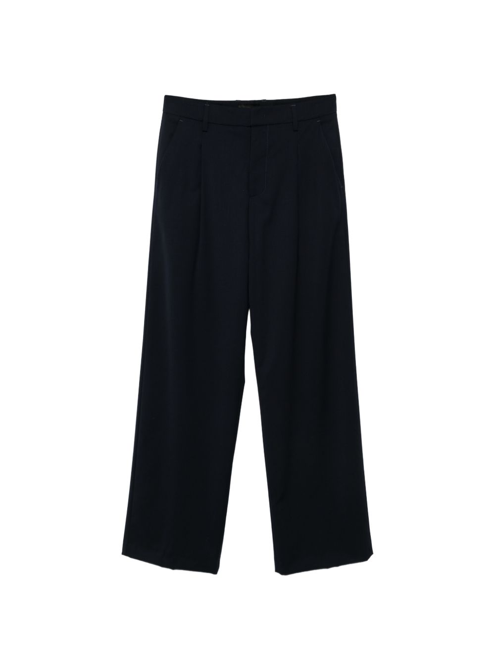 DONDUP Pantaloni Lia blu a gamba larga