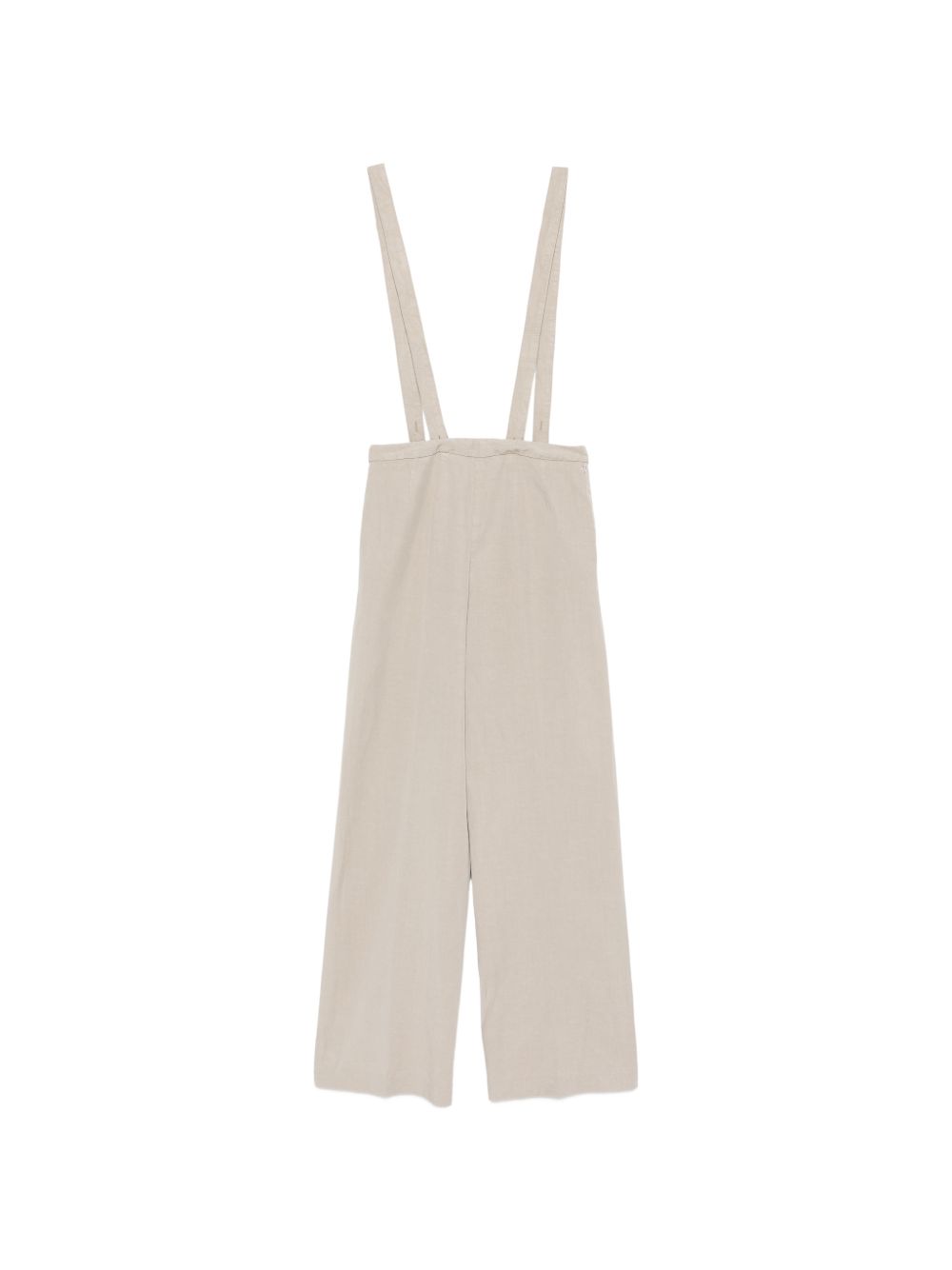 DONDUP Salopette beige con gamba ampia