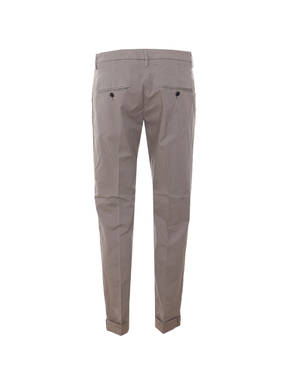 DONDUP Pantaloni Gaubert in cotone grigio