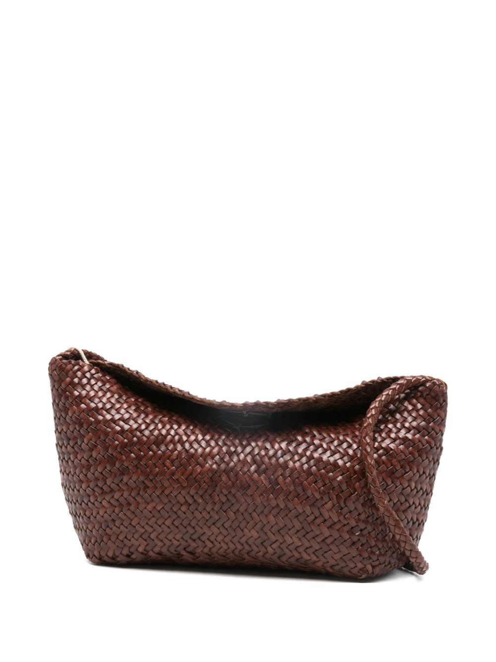 DRAGON DIFFUSION Borsa Corsina intrecciata marrone