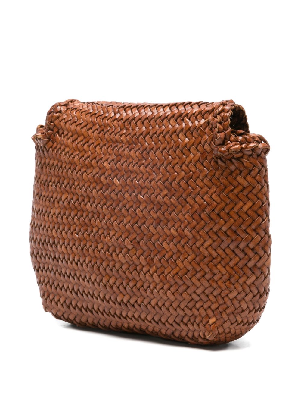 DRAGON DIFFUSION Borsa a tracolla Mini City Bag intrecciata