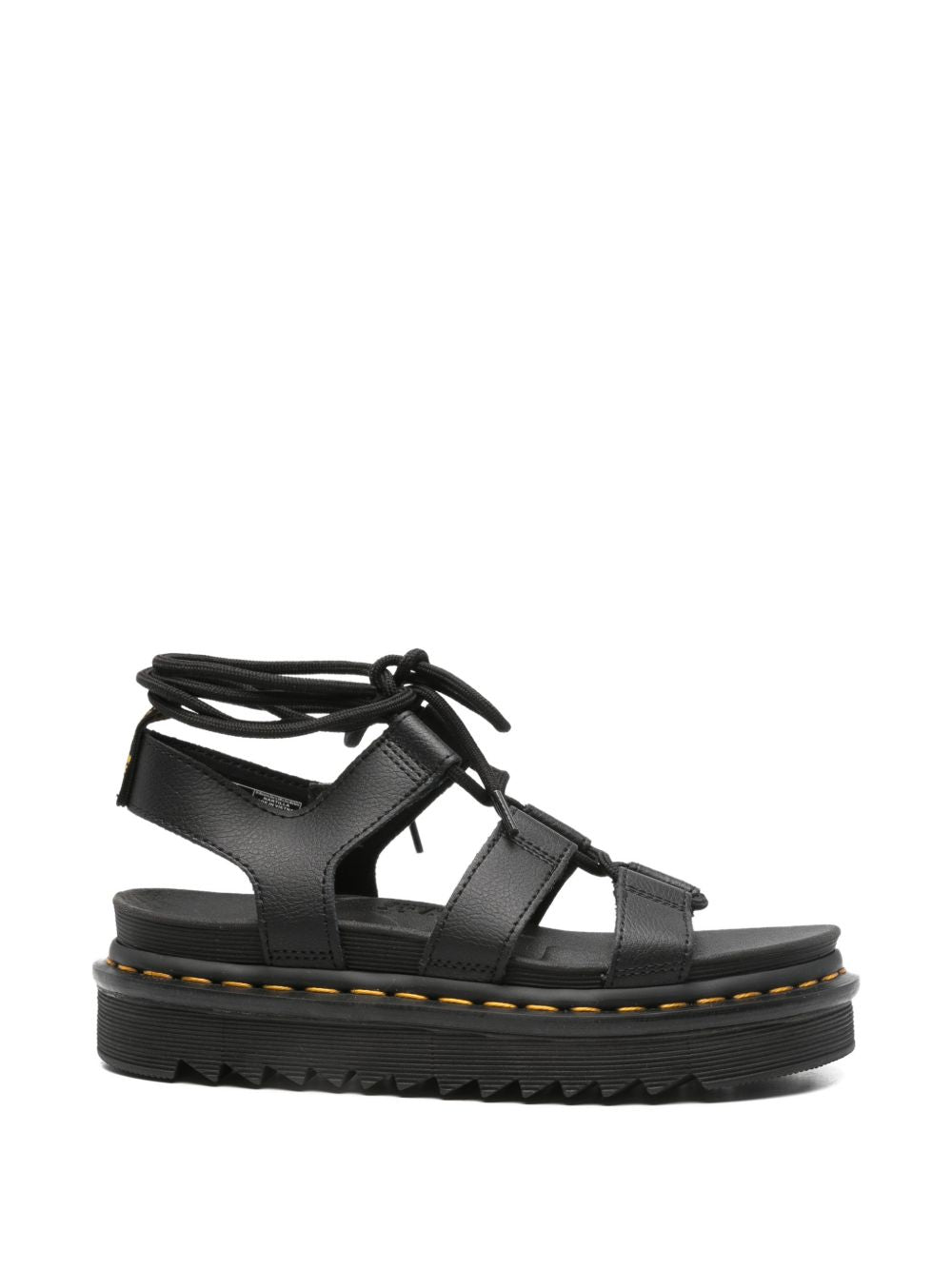 DR MARTENS Sandali Nartilla in pelle nera