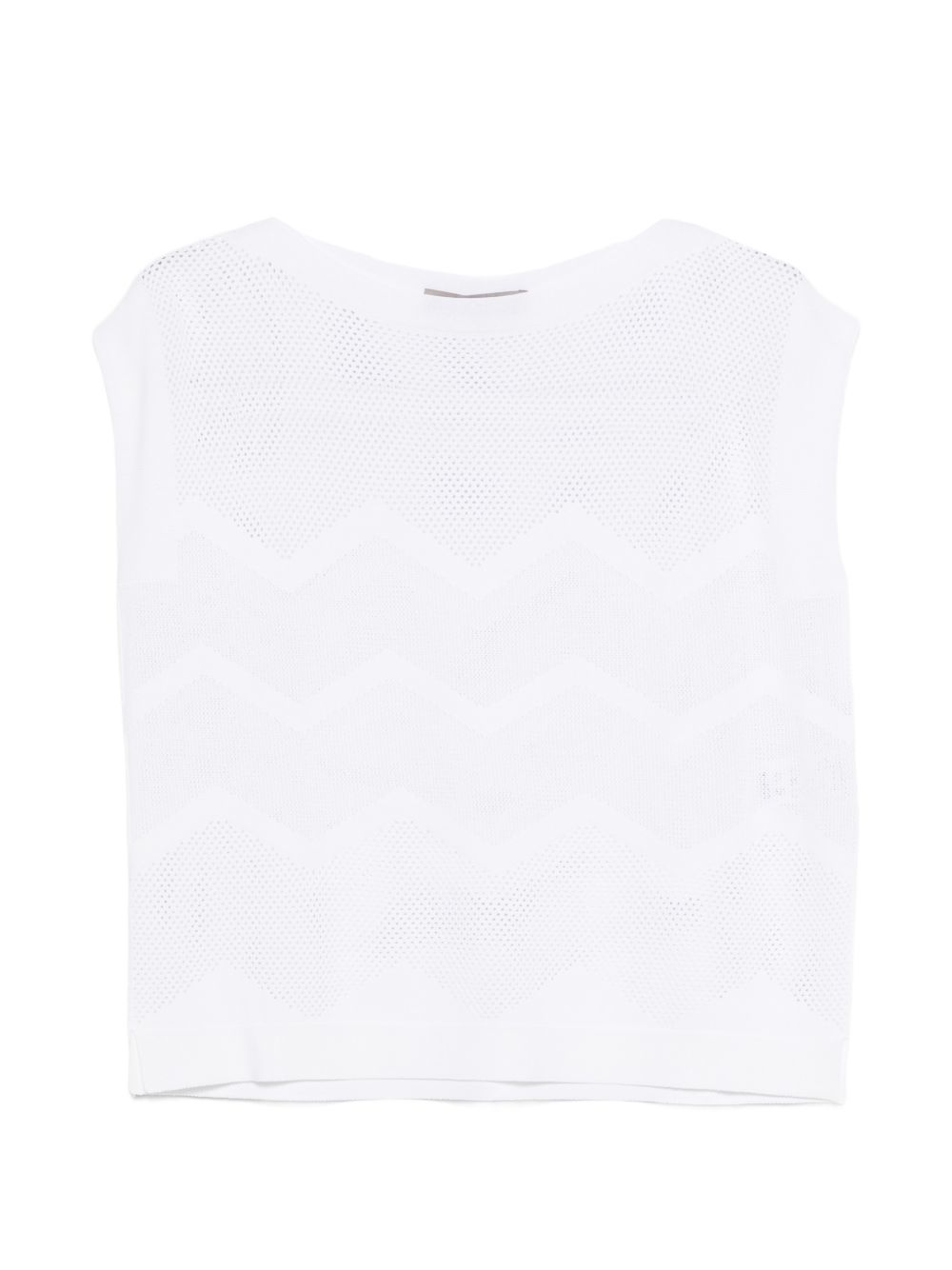 D EXTERIOR Gilet in maglia bianco