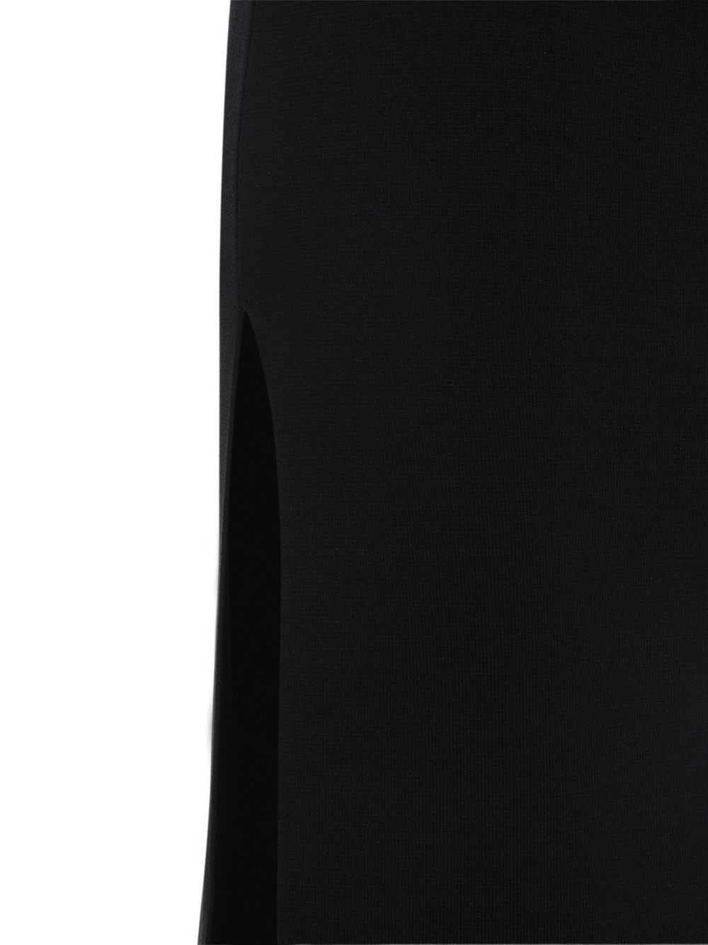 ELISABETTA FRANCHI Abito lungo nero monospalla con fibbia dorata