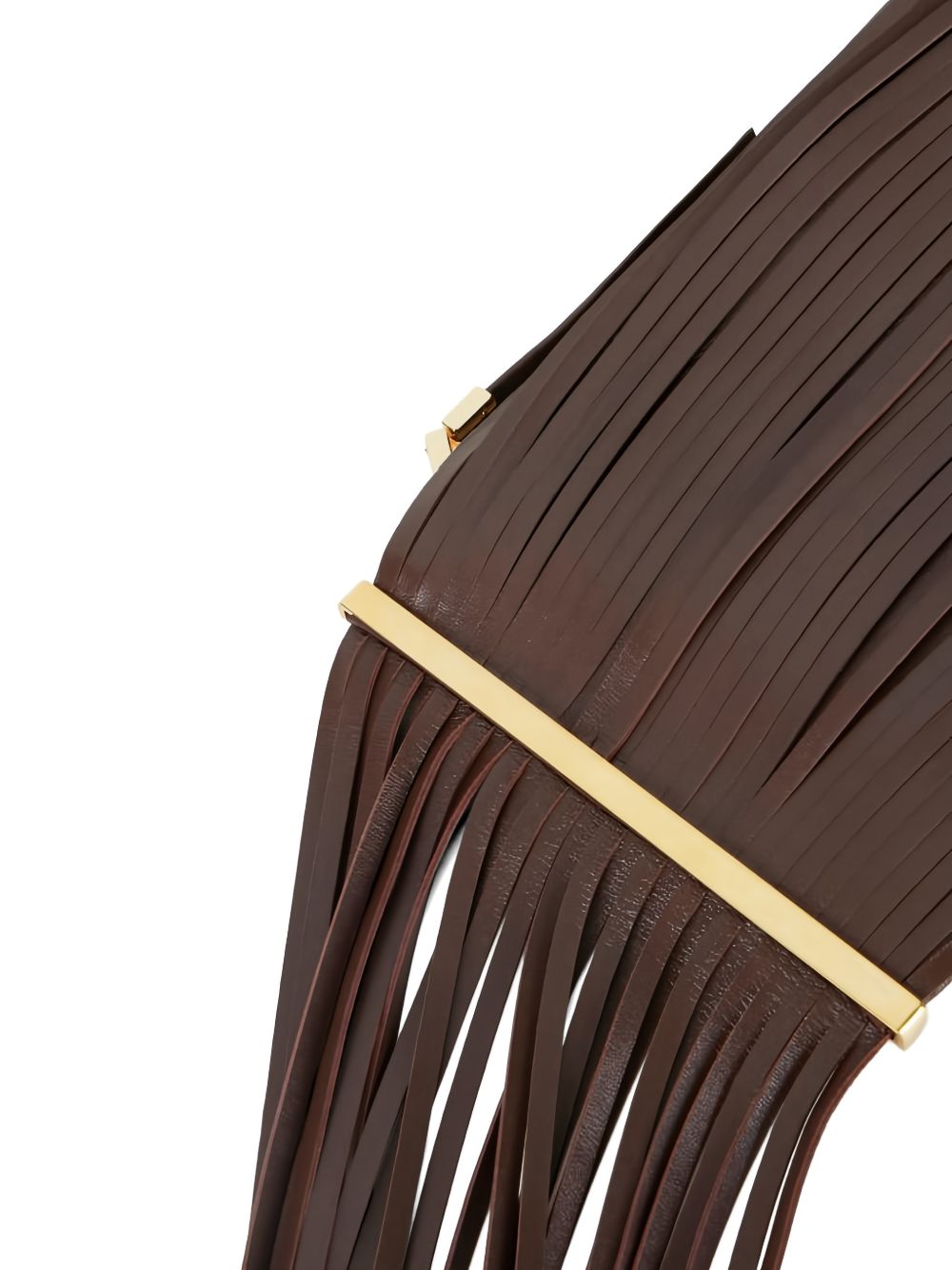 ELISABETTA FRANCHI Borsa in pelle nappata con frange
