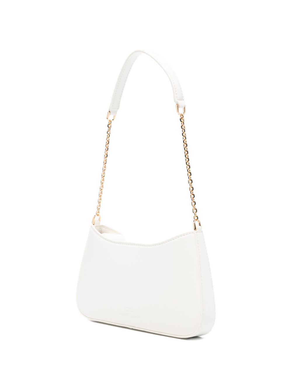 ELISABETTA FRANCHI Borsa a spalla bianca in pelle sintetica