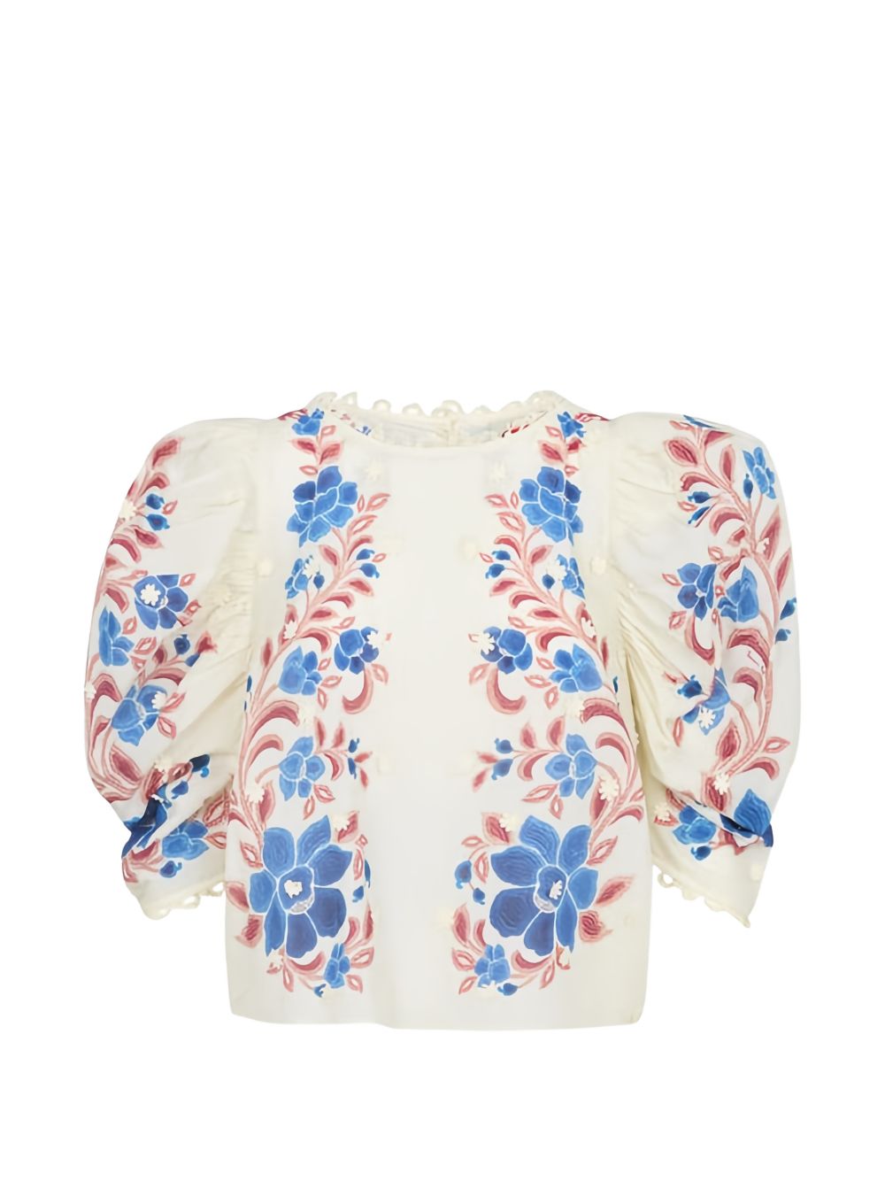 FARM RIO Blusa con stampa floreale in cotone multicolore
