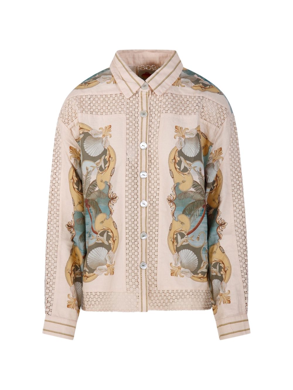 FARM RIO Camicia multicolore con stampa floreale