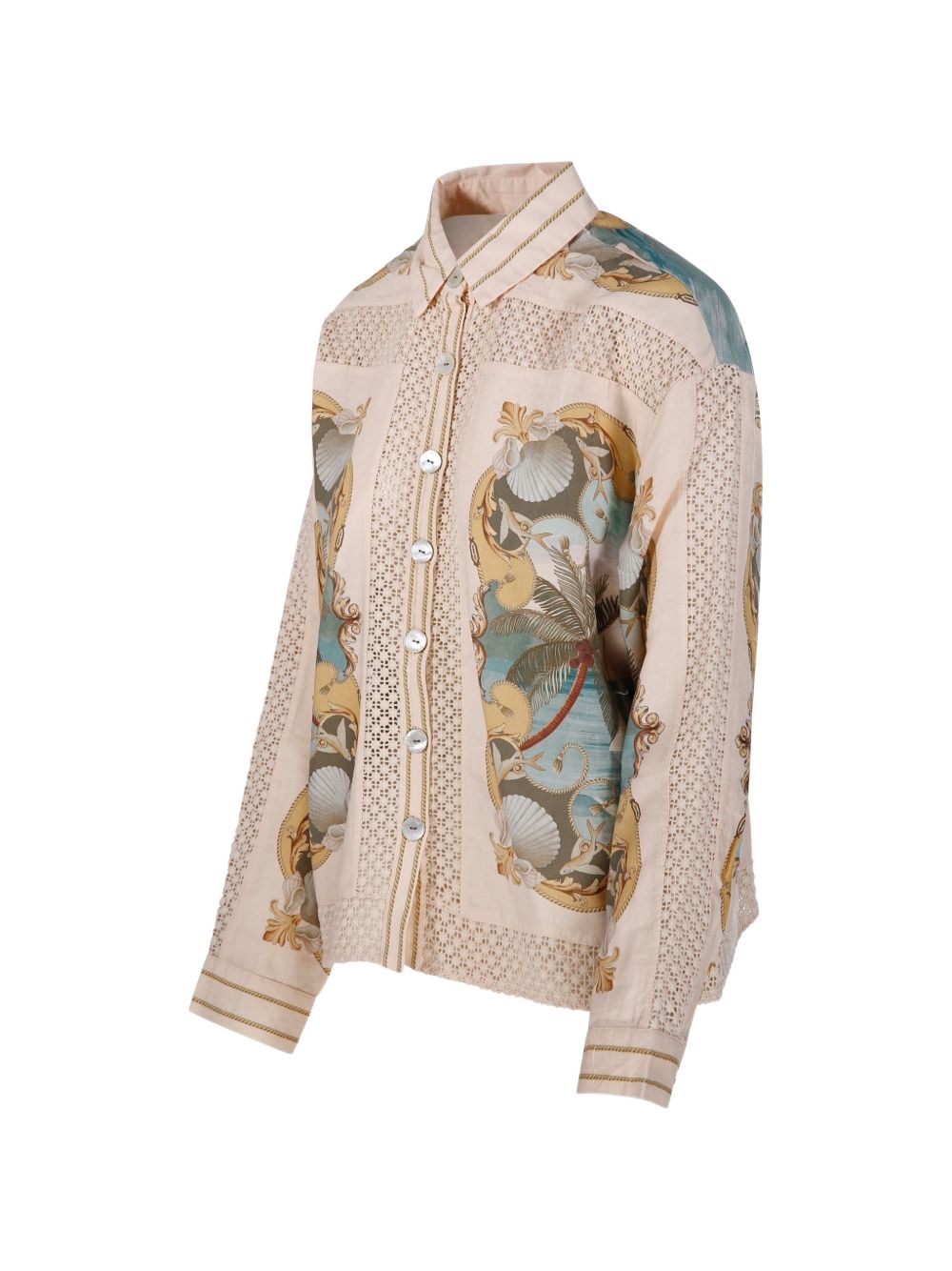 FARM RIO Camicia multicolore con stampa floreale