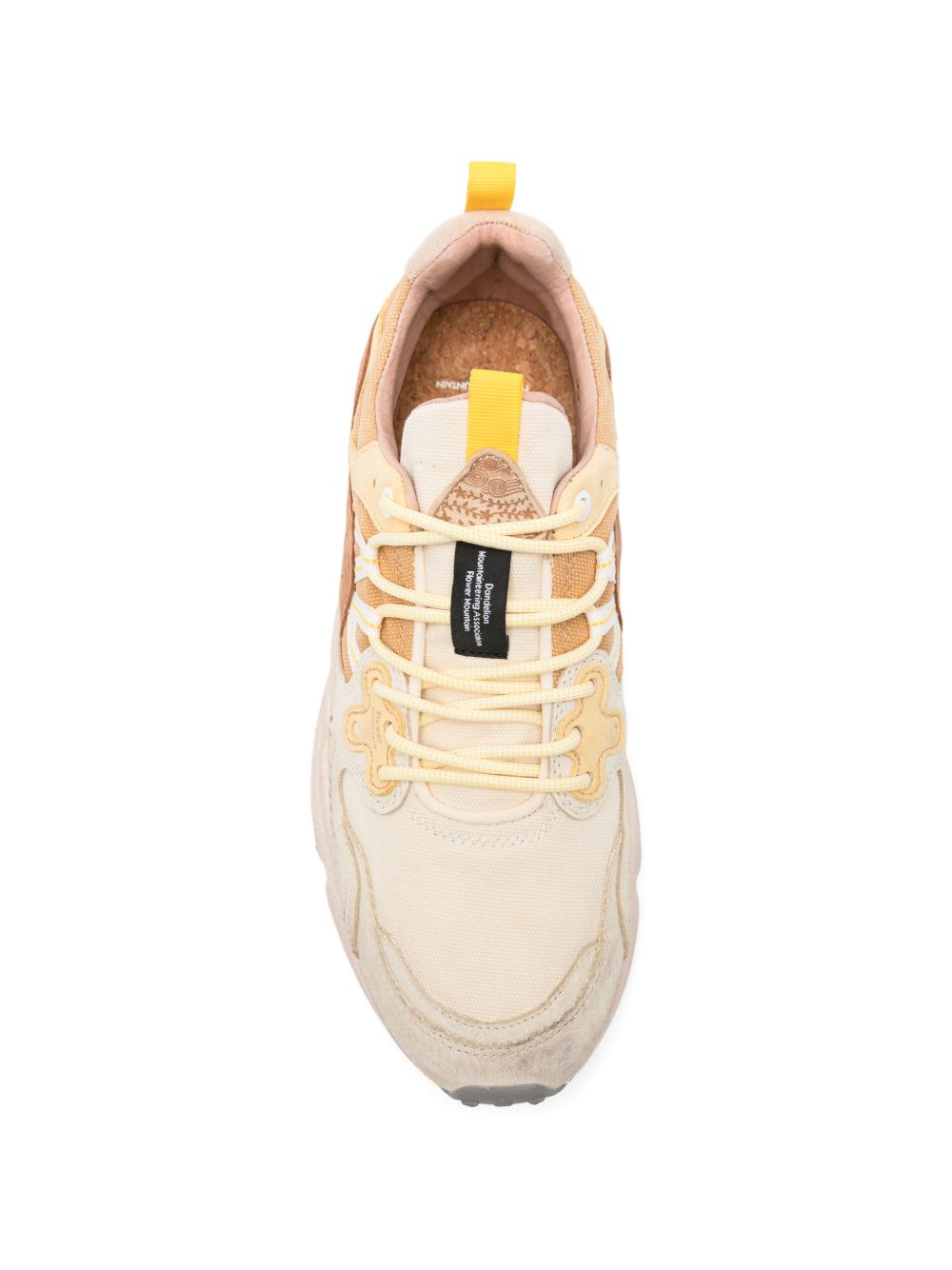 FLOWER MOUNTAIN Sneakers multicolore beige e marrone