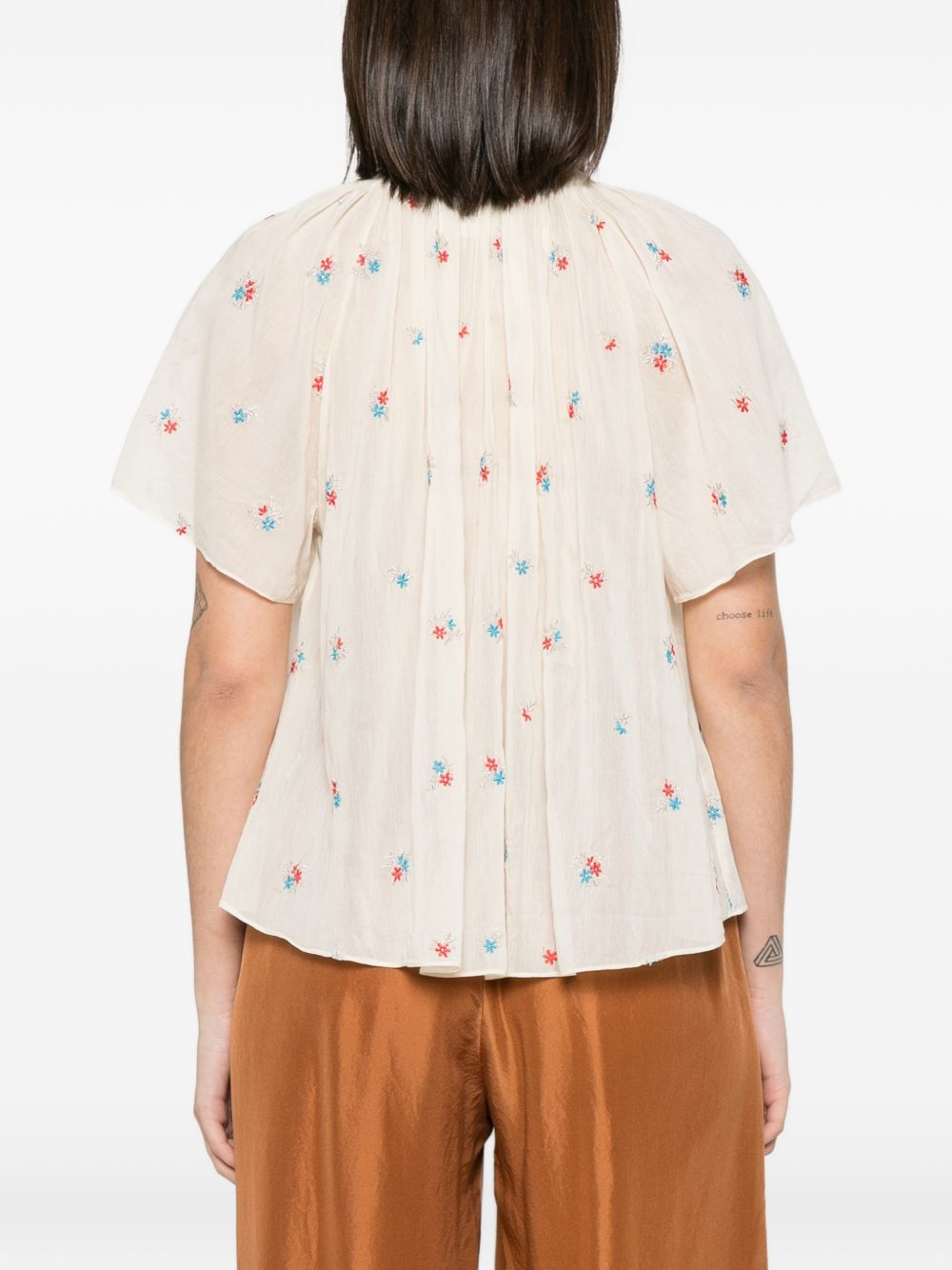 FORTE FORTE Camicia My Shirt con ricami floreali all-over