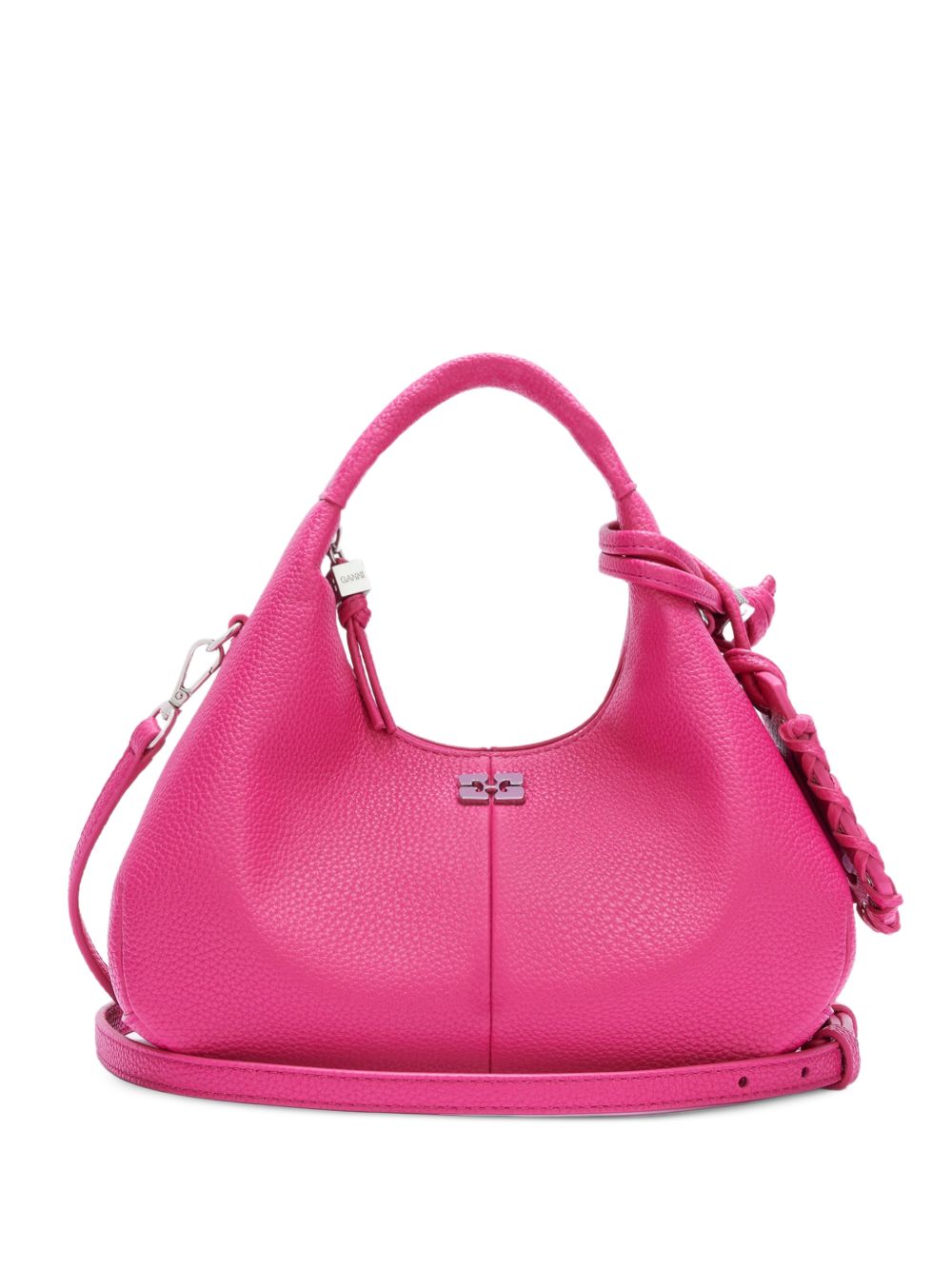 GANNI Borsa Hobo Mini fucsia
