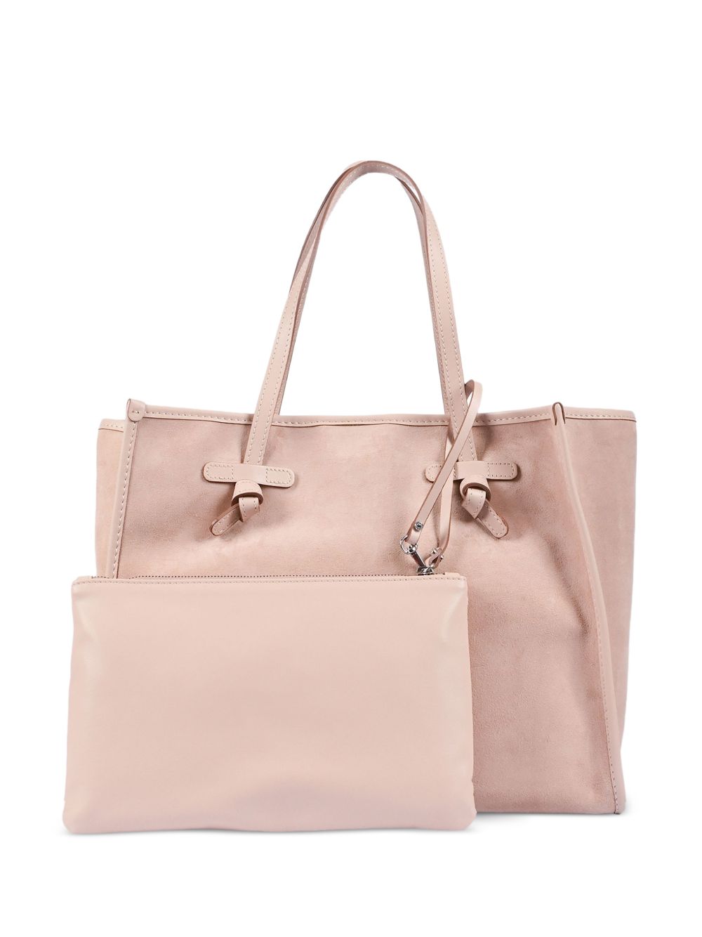 GIANNI CHIARINI Borsa shopping Marcella in pelle beige