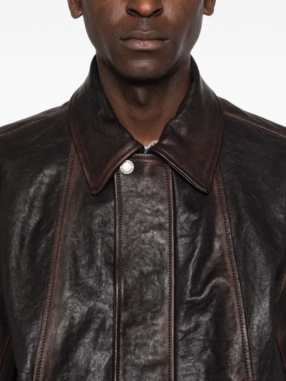 GOLDEN GOOSE Giacca in pelle