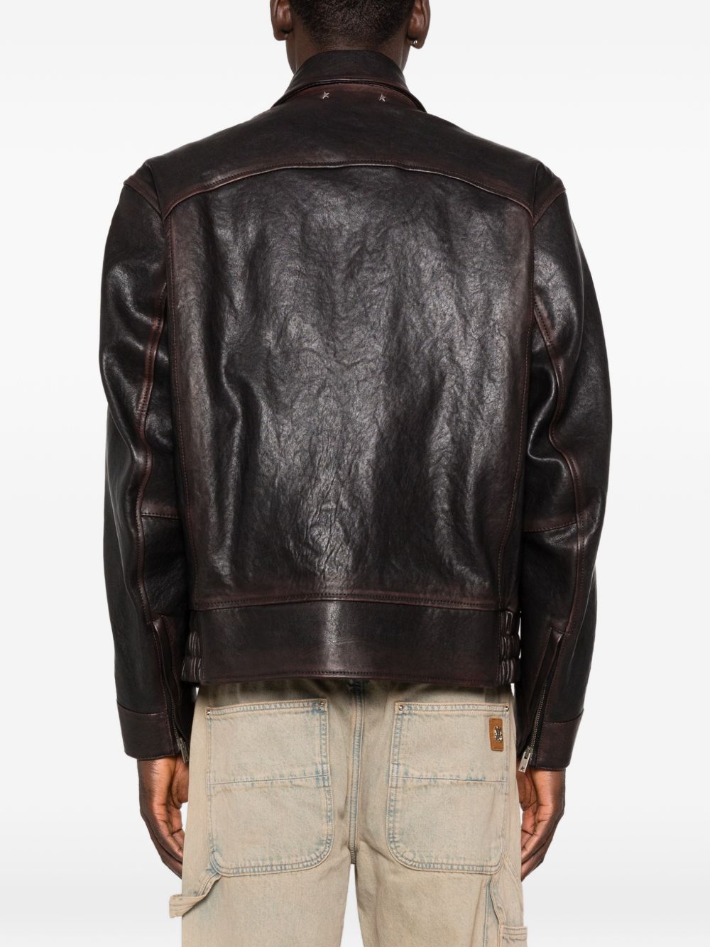 GOLDEN GOOSE Giacca in pelle