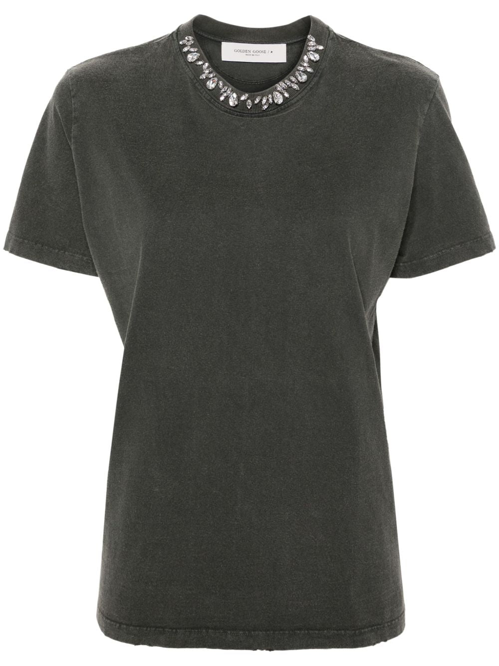 GOLDEN GOOSE T-shirt grigio antracite