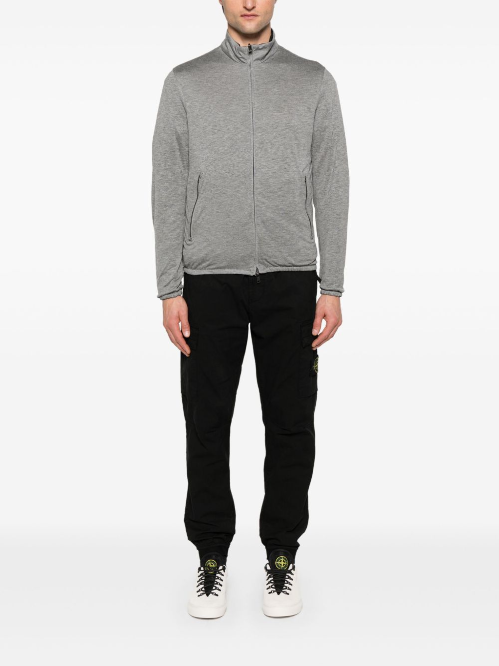 HERNO Giacca con zip blu navy