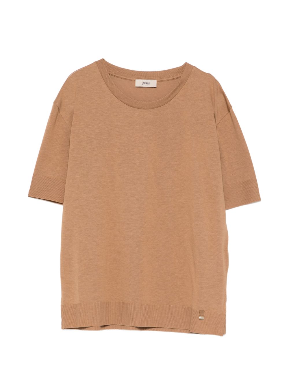 HERNO Maglia girocollo a maniche corte